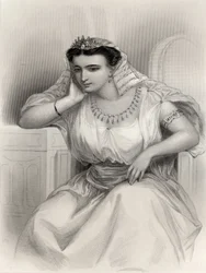 Cleopatra VII (69-30 a.C.) illustrazione da 